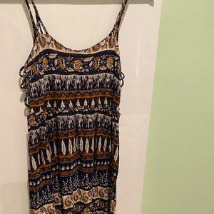Casual summer slip-on dress XS